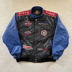 Vintage Leather Racing NASCAR Jacket